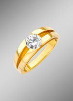 Damesring met loepzuivere briljant 