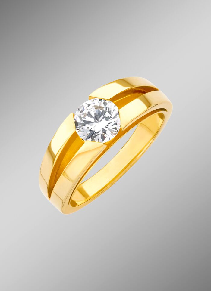 Damesring met loepzuivere briljant 