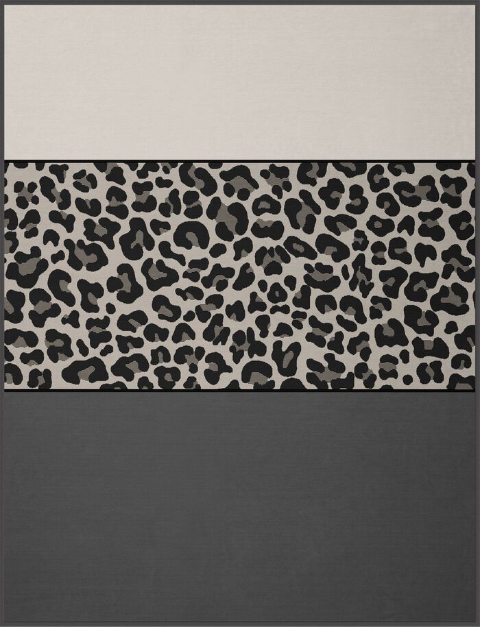 Deken in trendy luipaardprint design 