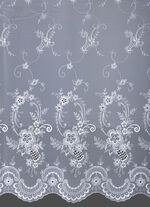 Jaloezie met Plauen borduursel en universeel raillint 