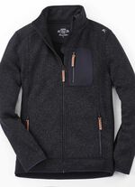 Gebreid fleece kort jack  