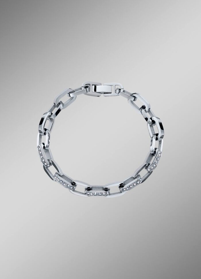 Voor hem en haar: elegante armband met fonkelende kristallen 