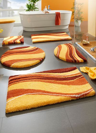 Badkamerset van Grund met antislip latex achterkant 