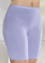 Sylvia Speidel two-pack lange broek met viscose 2X LILA GEM&Ecirc;LEERD