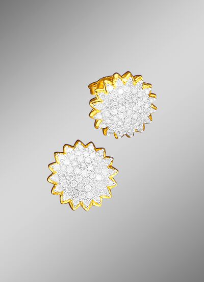 Oorbellen met briljanten 