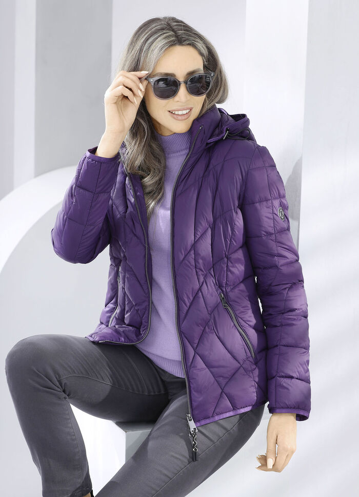 Jas met afneembare capuchon 