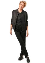 Blazer met overhemdkraag 