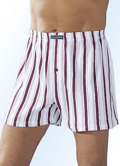Vier-pack boxershorts, kleurrijke strepen 