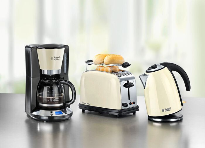 Ontbijtserie van hoogwaardig gelakt roestvrij staal 