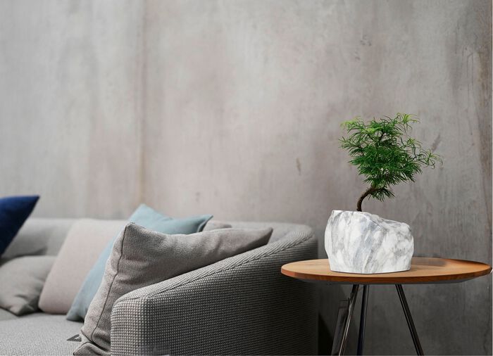 Plantenpot van Botanyia in een elegante natuursteenlook 