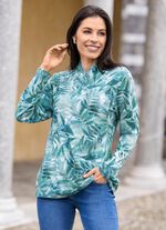 Trui met een verfijnde V-hals 