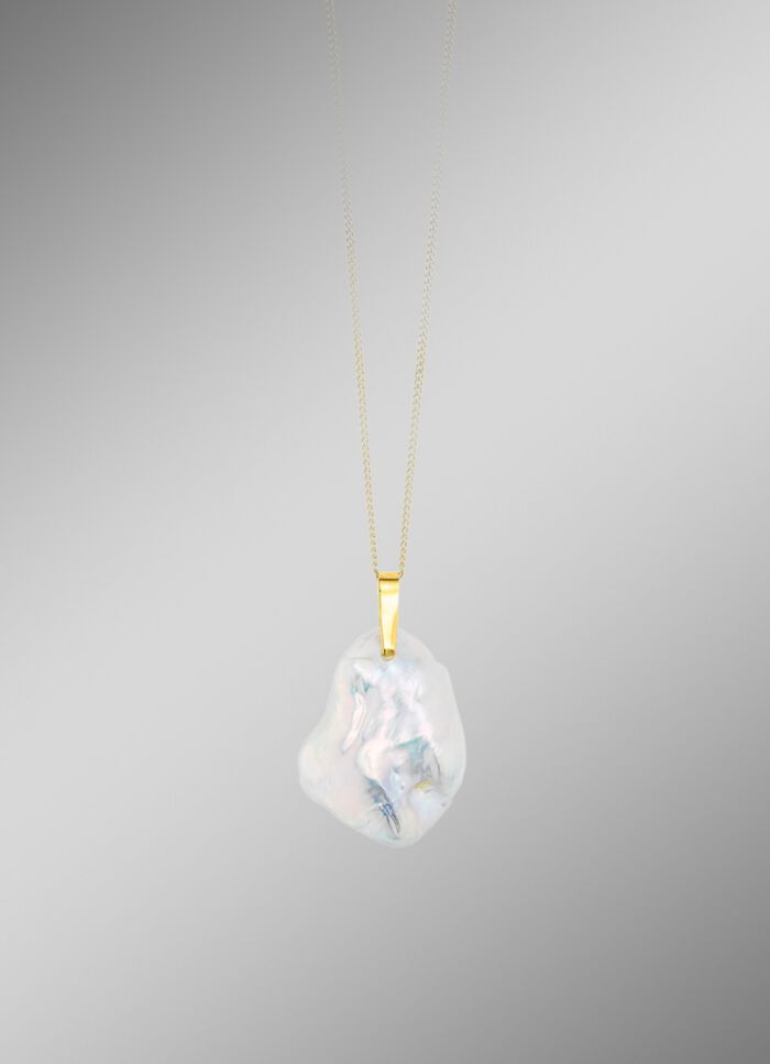 Kettinghanger met zoetwater-cultiv&eacute;parel 