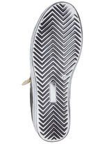 Andrea Conti sneakers met slimme contrasterende vetersluiting ZWART-GOUD