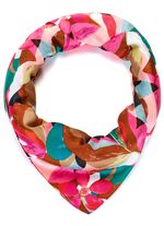 Nikituch met fantasie bloemen- en bladontwerp MULTICOLOR