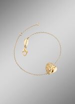 Armband 'Hartvleugel', verguld 