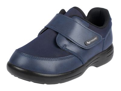 Dames-/herenschoen met klittenband in de breedte H voor sterke voeten 