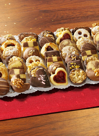 Specialiteitenmix van 16 banketcreaties 