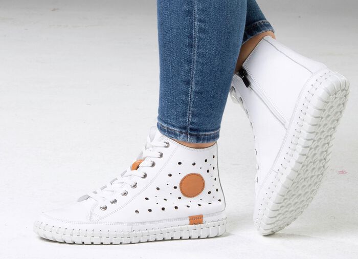 Gemini, zomerlaarzen voor dames, breedte G, met uitneembaar voetbed 