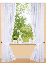 Mooie sluiergordijnen-set 