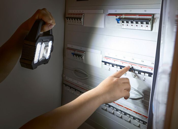 Werklamp op zonne-energie van EASYmaxx 