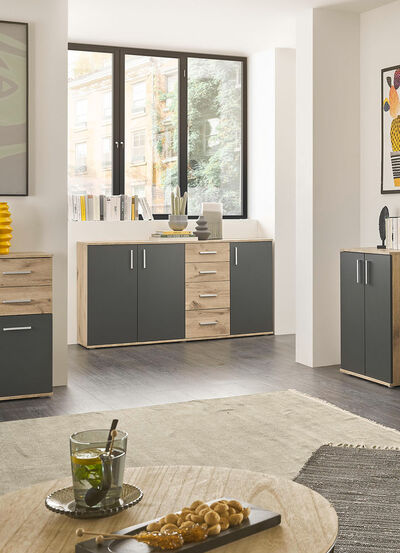 Moderne, combineerbare dressoirs 