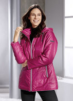 Jas met ritszakken ROZE