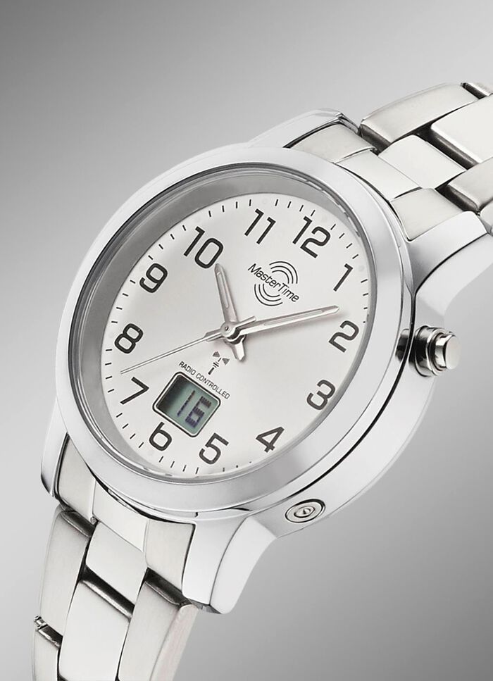 Klassiek dameshorloge met radiogestuurd uurwerk 