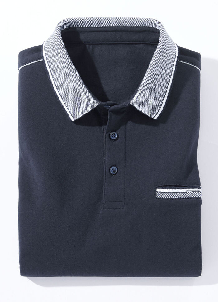 Poloshirt in 3 kleuren MARINE