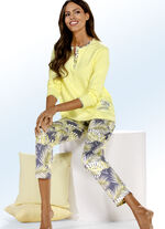 Pyjama met knoopsluiting en print 