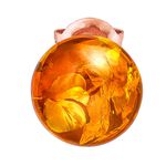 Oorknopjes met echte barnsteen 