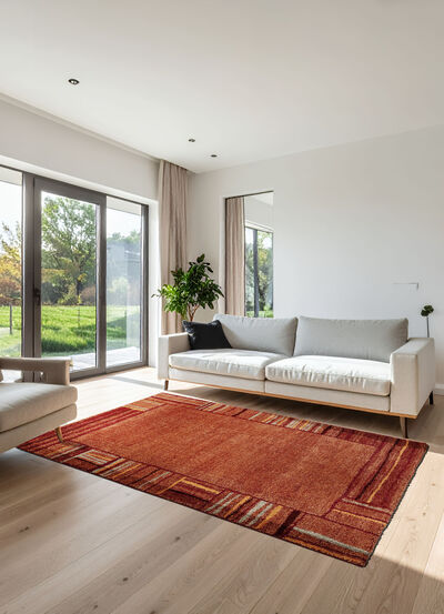 Bruggen en tapijten met fijn bewerkte randen 