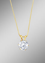 Hanger met synthetische zirkonia en Venezia ketting 