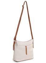 Laurina, tas, dames, met verstelbare schouderband KIESEL-COGNAC