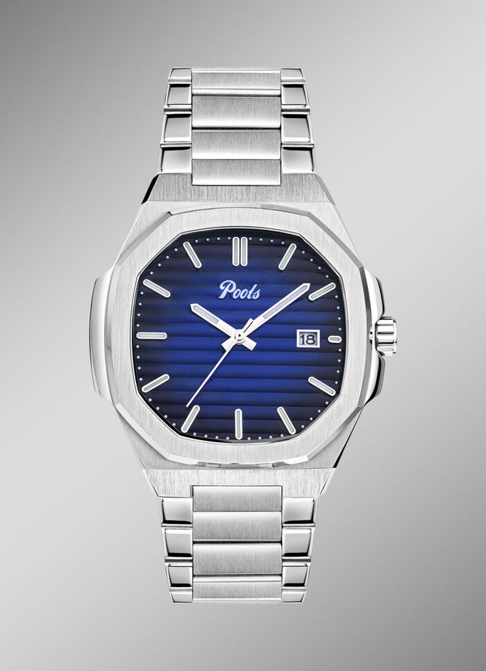 Quartz herenhorloge van roestvrij staal 