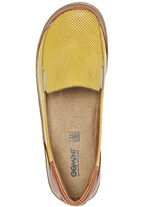 Gemini pantoffels met elastische banden aan de zijkanten GEEL-BRUIN