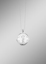 SOS hanger gemaakt van zilver 