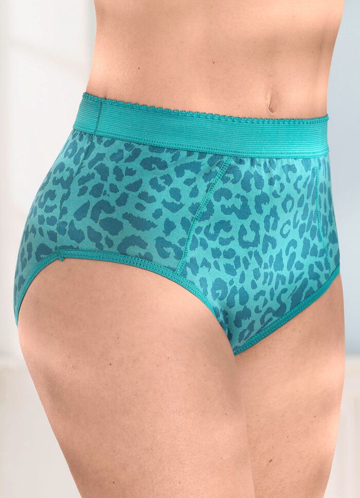 Vierpack corrigerende slips met verstevigde buikzone 