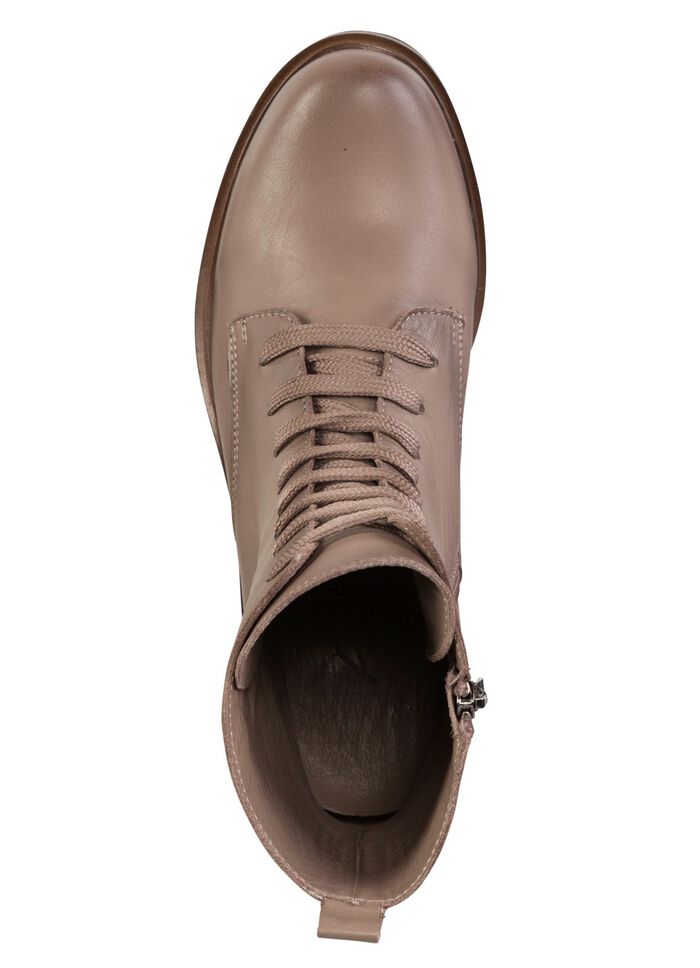 Andrea Conti veterlaarzen van rundnappaleer TAUPE