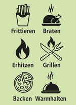 Digitale heteluchtfriteuse 