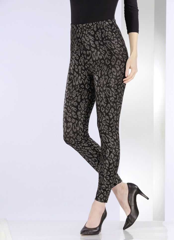 leggings SCHWARZ-KUPFERFARBEN