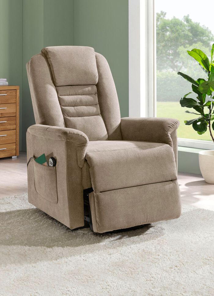 Tv-fauteuil met motor en opstahulp 