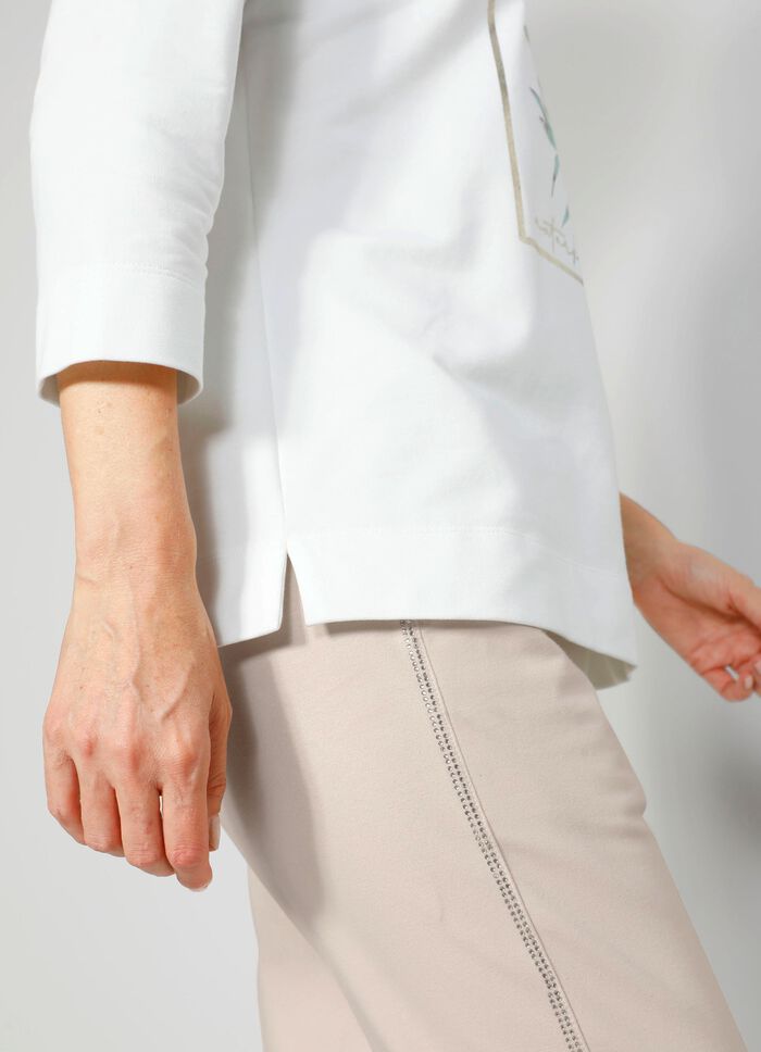 Sweatshirt met bloemenprintmotief 