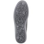 Gemini sneakers gemaakt van deels gebloemd rundleer ZWART-MEERKLEURIG