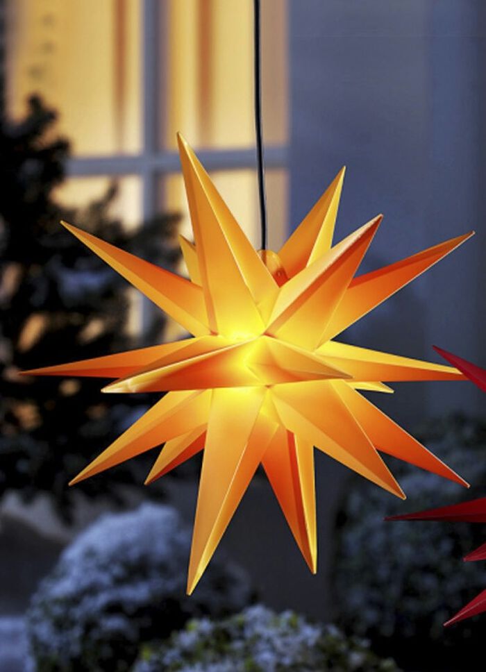 Verlichte kerstster met timer 