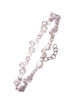 Titanium armband met synthetische zirkonia 