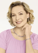 Roze kristallen armband 