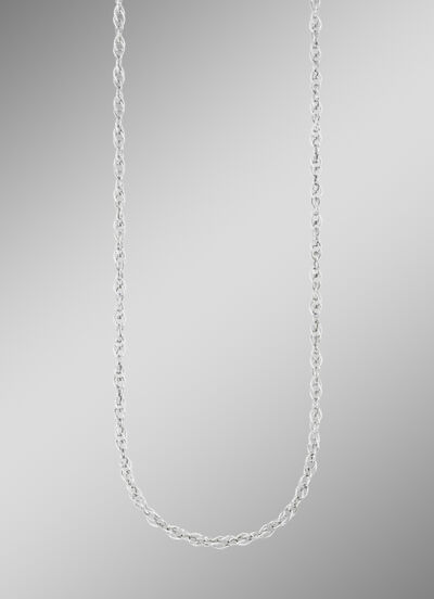 Platina dubbele ankerketting 