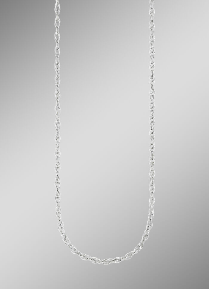 Platina dubbele ankerketting 