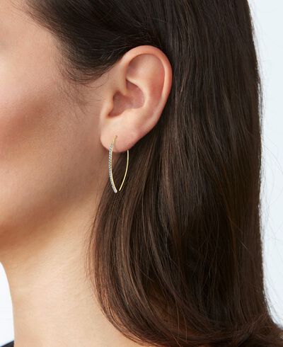 Glamoureuze oorhaken met diamanten 