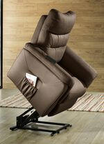 Relaxfauteuil met opstahulp BRUIN